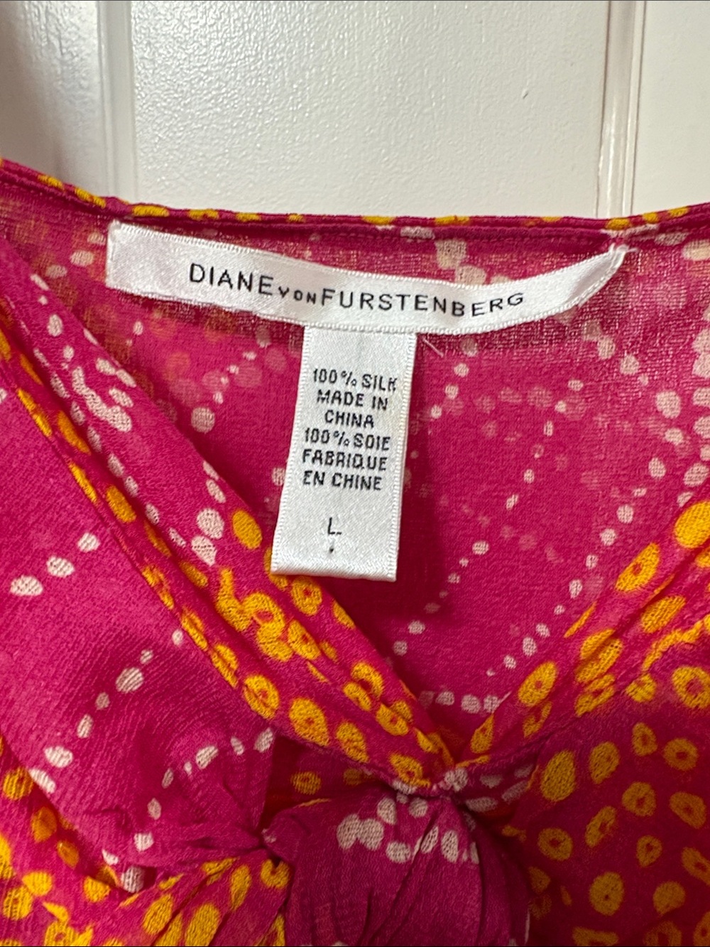 Diane von Furstenberg Silk Printed Tank- vintage - Picture 2 of 8